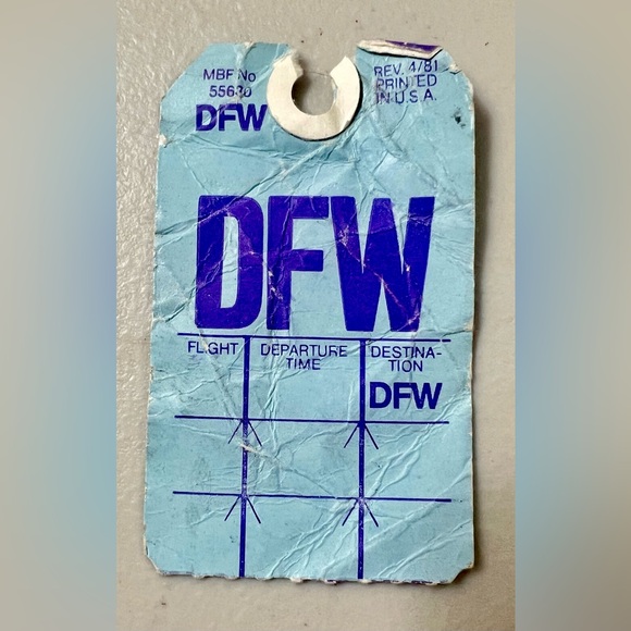 Vintage USAir Travel Passes Luggage Tag Ticket Jackets - Picture 3 of 13